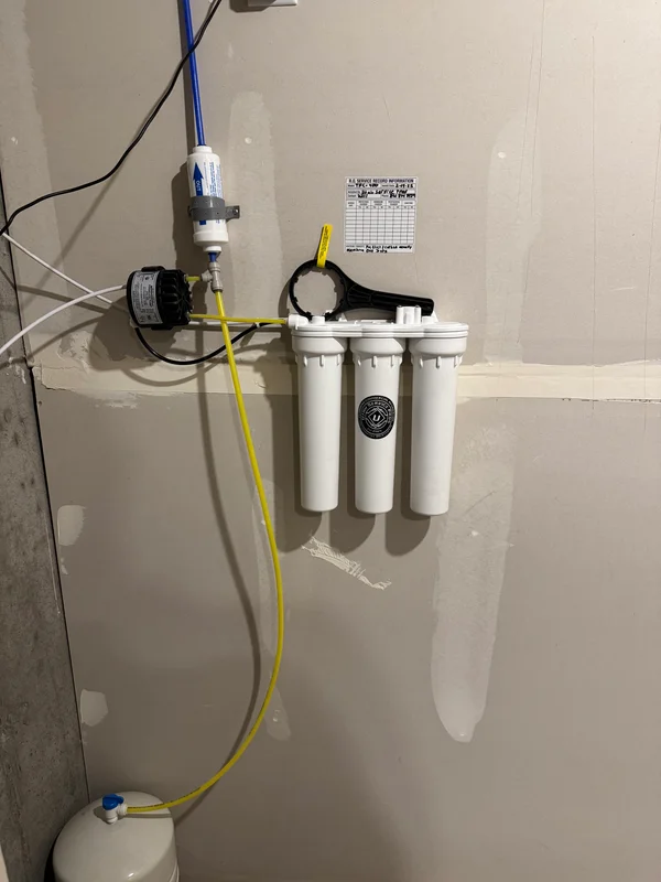 Water Filtration installation